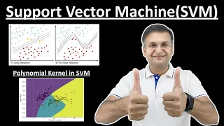 2 7 Support Vector Machine SVM Linear Vs Non-Liner Polynomial Kernel Gaussian RBF Kernel