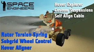 Space Engineers Scripted Rover Suspension Aligner Wheels on Rotors