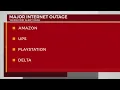 Major internet outage