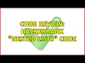Code Review HackerRank Nested Lists Code 3 Solutions
