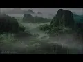 Jungle Ambience with Pouring Rain and Rainforest Animal Sounds in the Evening to Sleep, Study, Relax
