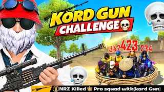 " Kord Gun " Only in SOLO vs Squad 💀