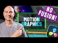 DaVinci Resolve 20 Quick Tip Motion Graphics Made Easy in Resolve