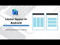 4 Android Linear Layout Android App Development Urdu Hindi