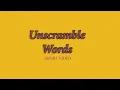 unscramble words jumble words name of occupation