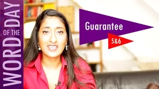 How to Spell the Word Guarantee Word of the Day Yr 5 6 Early Morning Work