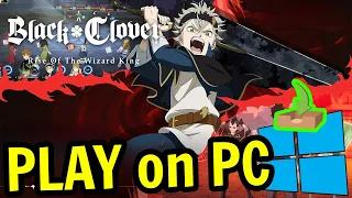 how to play black clover m on pc download and install