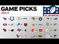 Week 16 Game Picks