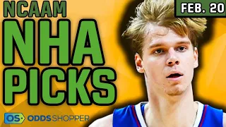 No House Advantage College Basketball Picks Today Monday 23 NCAAB Predictions Props
