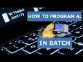 How to Program A Computer Cleanup Tool in Batch