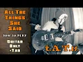 Download Lagu t.A.T.u - All The Things She Said | Я Сошла С Ума | GUITAR ONLY + SCREEN TABS | HOW TO PLAY