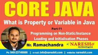 What is Property or Variable in Java Part 11 Core Java Tutorial Mr Ramachandra
