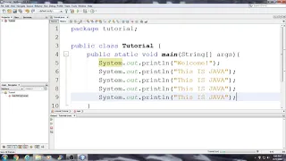 Beginning Java Tutorial 3 println Program Statement