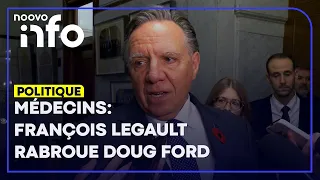 Totalement Inacceptable Les Propos De Doug Ford Sur Les Médecins Dérangent François Legault  Totalement Inacceptable Les Propos De Doug Ford Sur Les Médecins Dérangent François Legault
