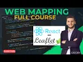 Build a FULL Web Mapping Application - Full Course React Leaflet Turf js
