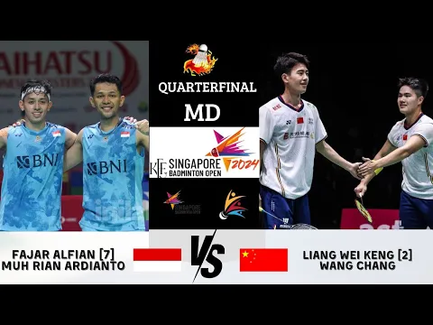 Download MP3 Fajar ALFIAN/Muh Rian ARDIANTO [ INA ] VS LIANG Wei Keng/WANG Chang [CHN] QF Singapore Open 2024