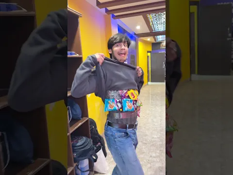 Sneaking Food Inside Movie Theatre 💀 #shorts #minivlog #challenge #comedy #funny #reaction