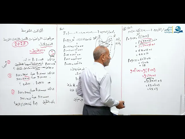 ⁣مرشحات رياضيات الثالث المتوسط 2025 الجزء الثاني