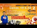 Multiplayer Voice Chat In Unity Using Photon Unity Network Voice Pun2 Voice UI Nested Mango