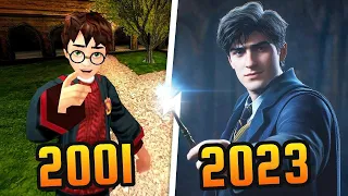 evolution of harry potter games 2001 2023 