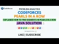 Codeforces - Pearls In A Row