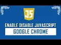 Enable or Disable JavaScript on Google Chrome Browser Tamil