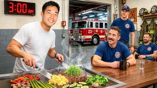 I Surprised Firefighters With a Gourmet Meal