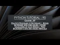 Python Tutorial 90 Dictionary Exercises with Solutions