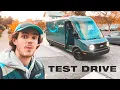 Driving Amazon s ELECTRIC Delivery Vehicle Rivian EDV