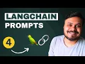 Prompts in LangChain Generative AI using LangChain 4 CampusX