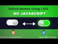 How to Create Switch Button with Effect How to create toggle effect using