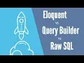 Eloquent vs Query Builder vs SQL Performance Test