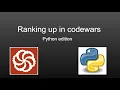 Code Wars Rank up challenge python edition part 1