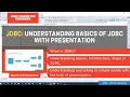 1 Introduction to JDBC in java Use Steps architecture tasks of JDBC