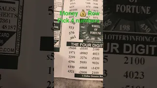 Money Row Pick 4 Numbers Predictions