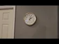 OSTAR Atomic Wall Clock 11 Inch Round Battery Operated Clock Gold Honest Review