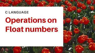 Arithmetic Operation On Float Numbers