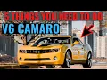 5 Things You NEED To Do On Your V6 Camaro Mods - For New Camaro Owners