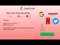 905 Sort Array By Parity Leetcode Solutions Explained