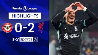 Núñez scores TWO stoppage-time goals! ⏱️ | Brentford 0-2 Liverpool | Premier League Highlights