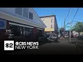 Car crashes into Brooklyn bank after hit-and-run