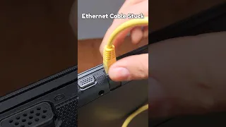 Ethernet Cable Stuck in Solution