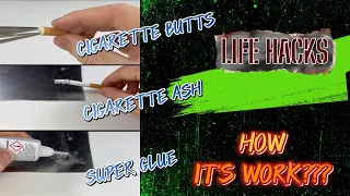 Download 🔴 LIFE HACKS TRICKS USING SUPER GLUE, CIGARETTE ASH, AND CIGARETTE BUTTS ❗ Fact Oke MP3