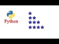 Python Pattern Programs - Printing Numbers in Right Triangle Shape