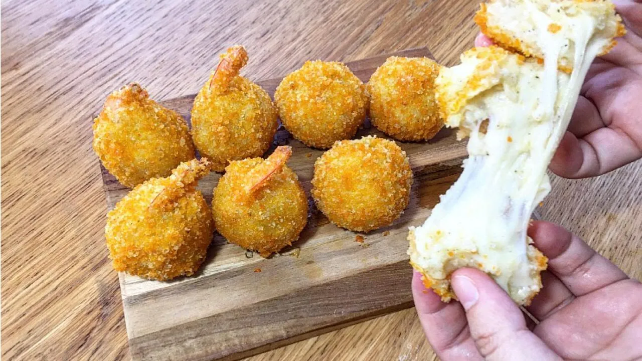 Bola Kentang Udang dan Keju | Shrimp and Cheese Potato Ball