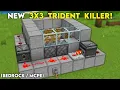 NEW 3X3 TRIDENT KILLER Tutorial in Minecraft Bedrock
