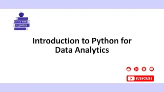 Introduction to Python for Data Analysis Data Analytics Tutorial