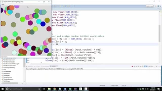 Intro Java Array of circles Pt 2