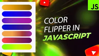 Build a Color Flipper App with JavaScript Easy Beginner Project Step-by-Step