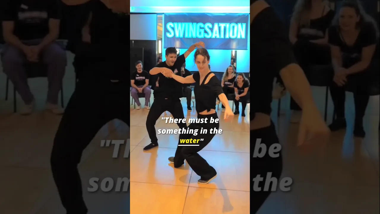 Reacting in REAL TIME 🤯 #improv #westcoastswing